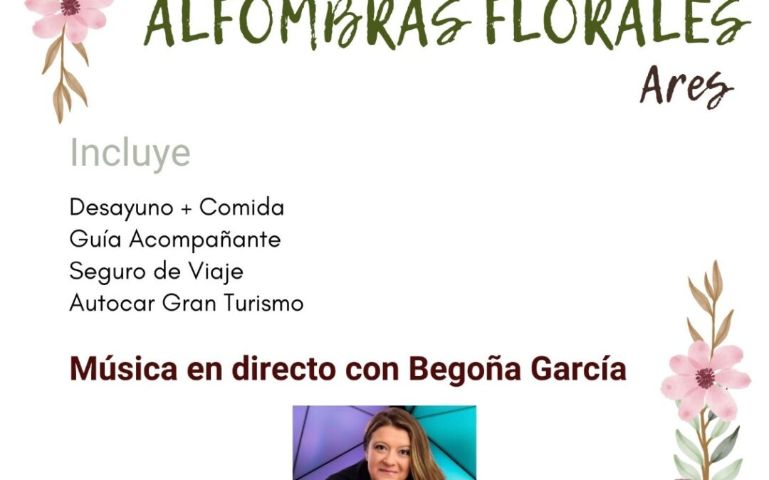 Alfombras florales en ARES