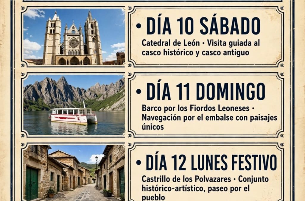 FIORDOS LEONESES 10 al 12 de Octubre 2026